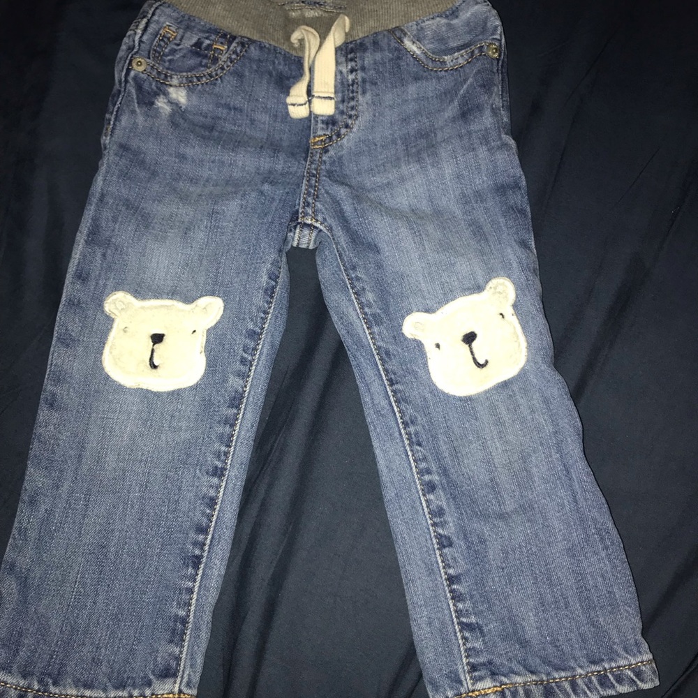 Baby gap bear knee jeans 18-24mos